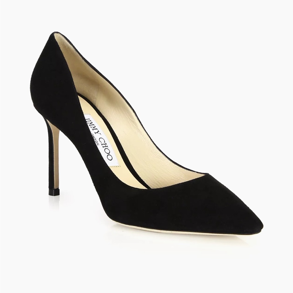 Jimmy Choo Romy 85MM Suede Pumps